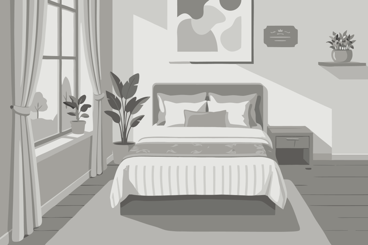 Quarto Standard com 2 Camas de Solteiro e Banheiro Compartilhado